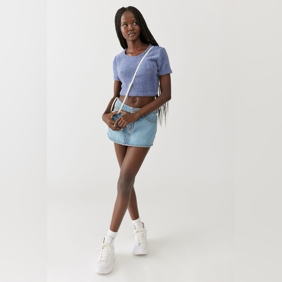 Urban Renewal Remnants Fuzzy Baby Tee NWT Size XS - Picture 6 of 11